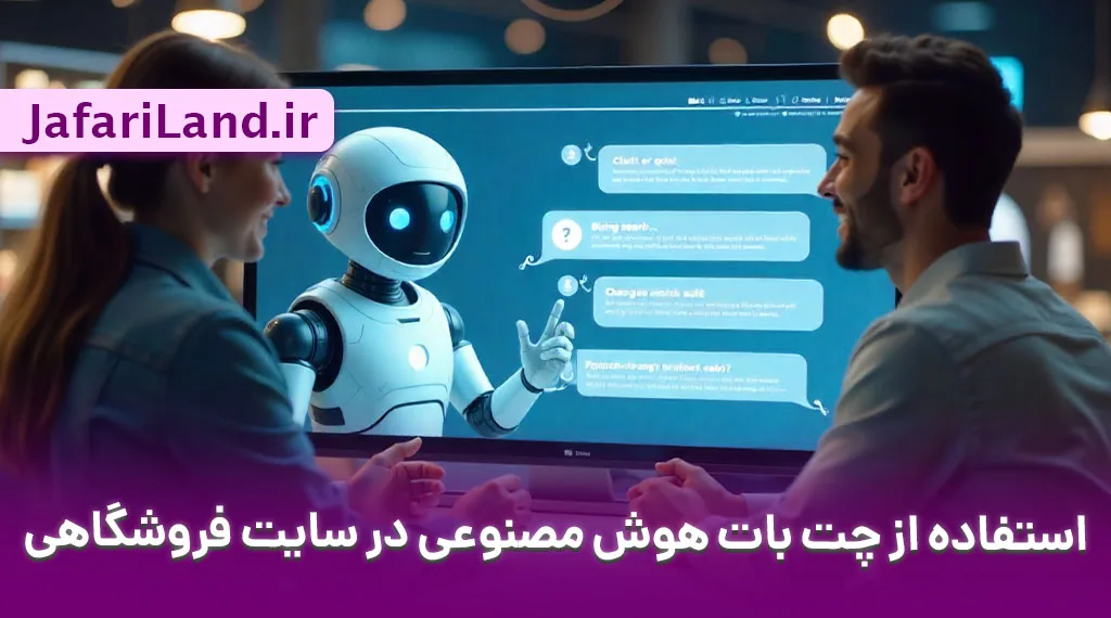 استفاده از چت بات هوش مصنوعی در سایت فروشگاهی