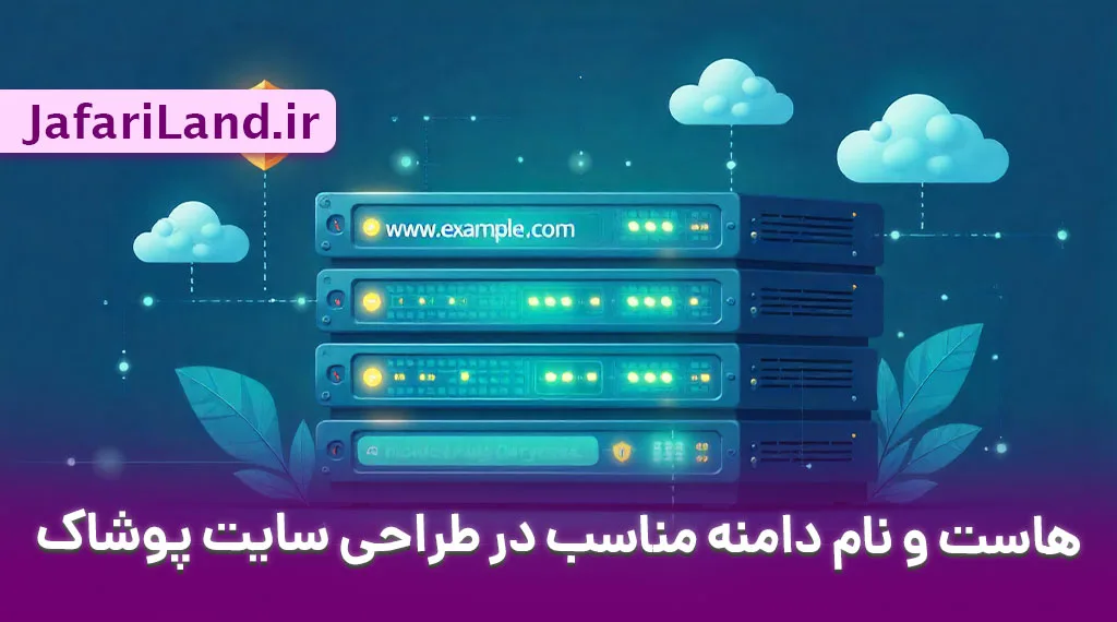 هاست و دامنه مناسب در طراحی سایت پوشاک و لباس