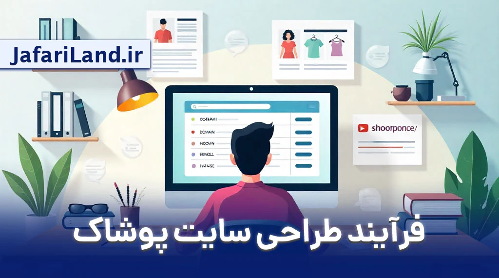 فرآیند طراحی سایت پوشاک