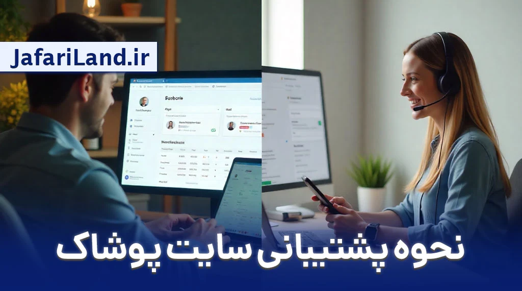 پشتیبانی سایت پوشاک
