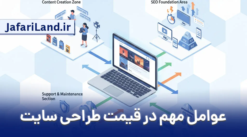 عوامل موثر بر قیمت طراحی سایت